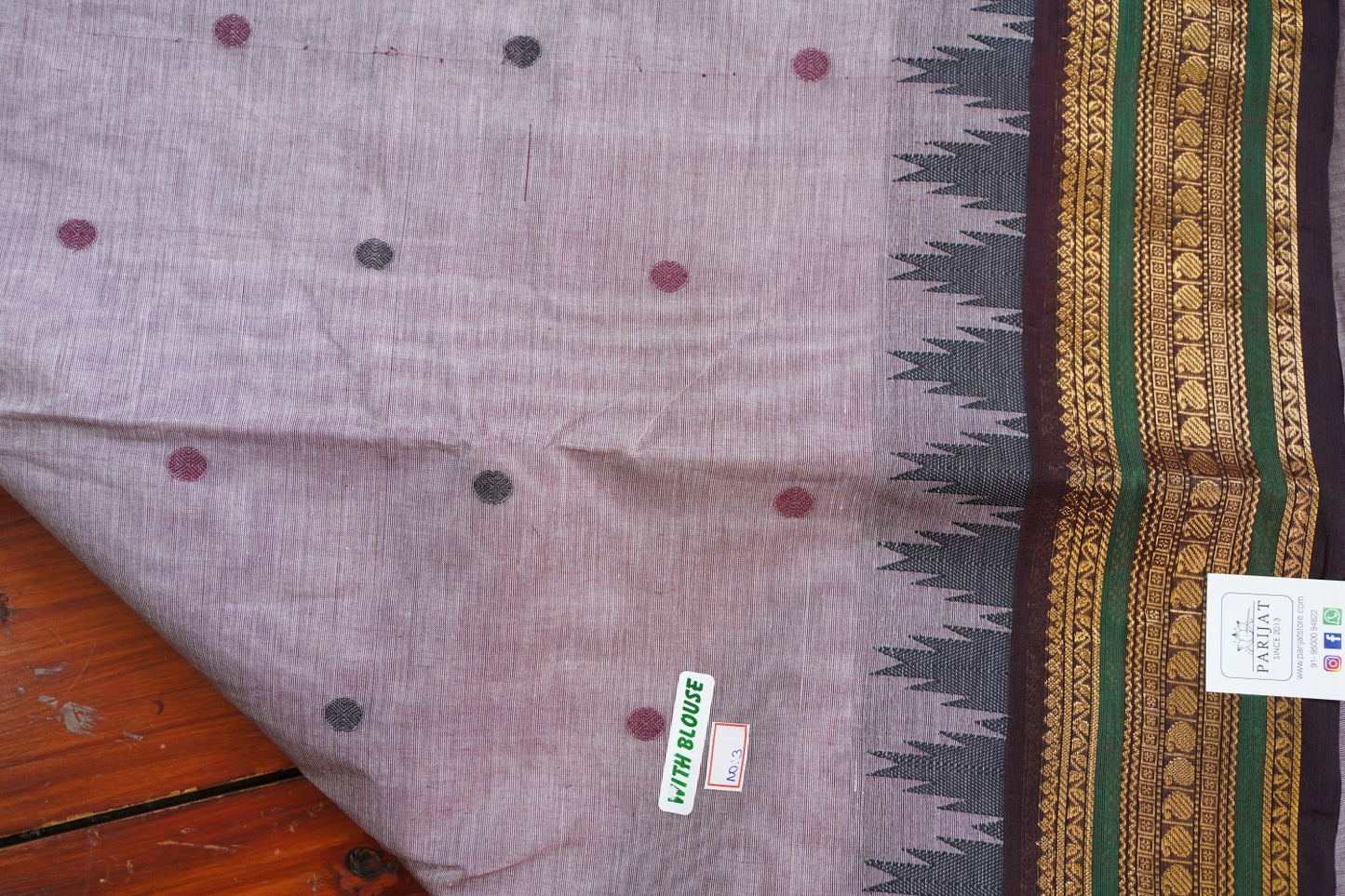 Chettinad handloom Cotton Saree PC16135