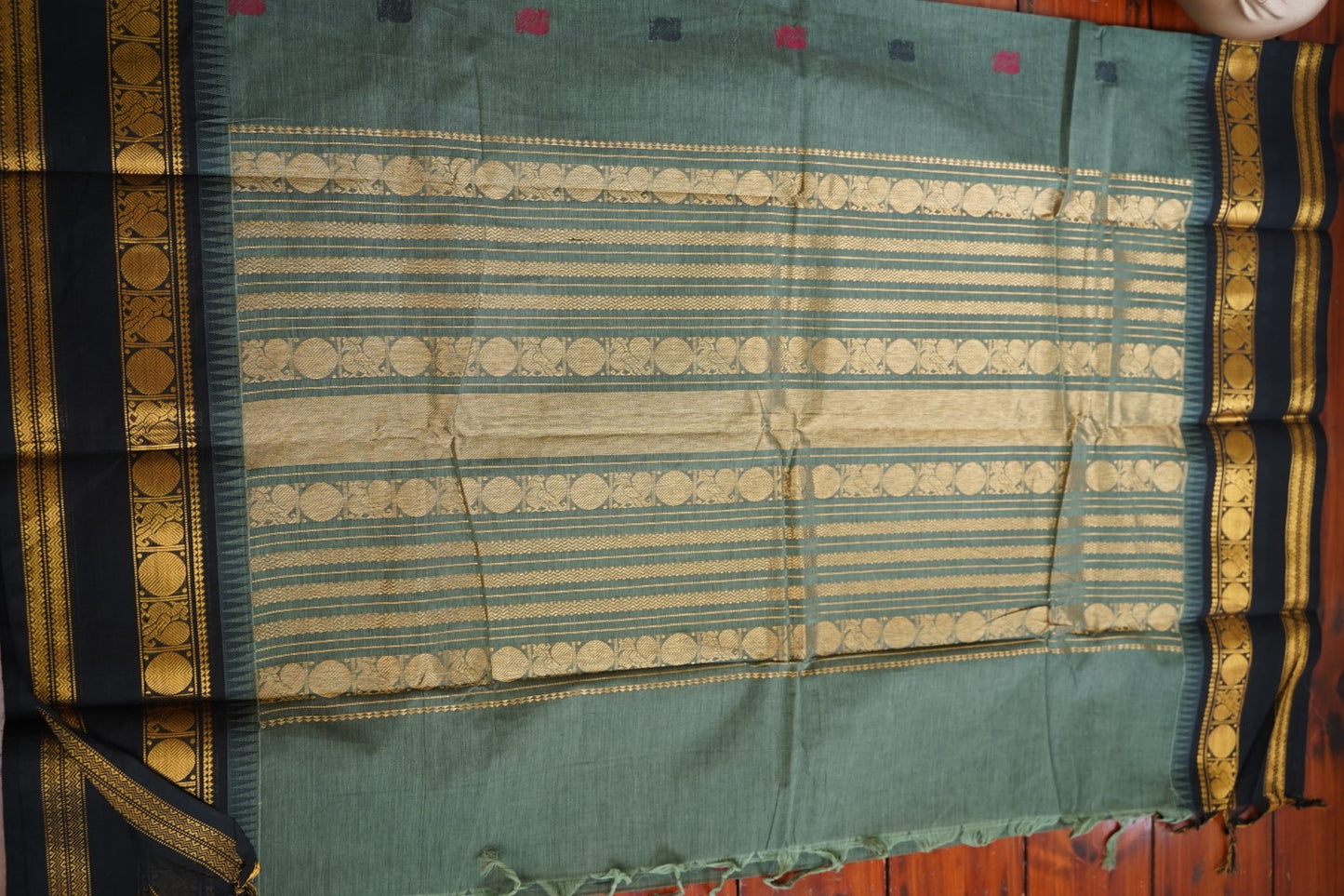 Chettinad handloom Cotton Saree PC16134