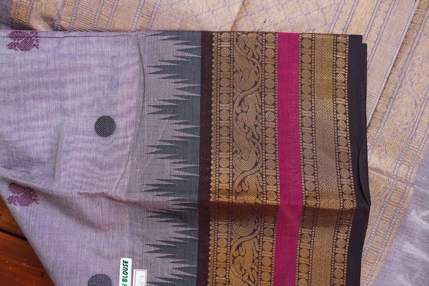 Chettinad handloom Cotton Saree PC16149