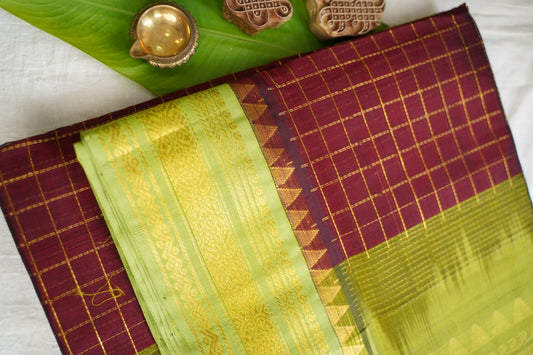Kanchi Handloom Silk Cotton Saree PC17294