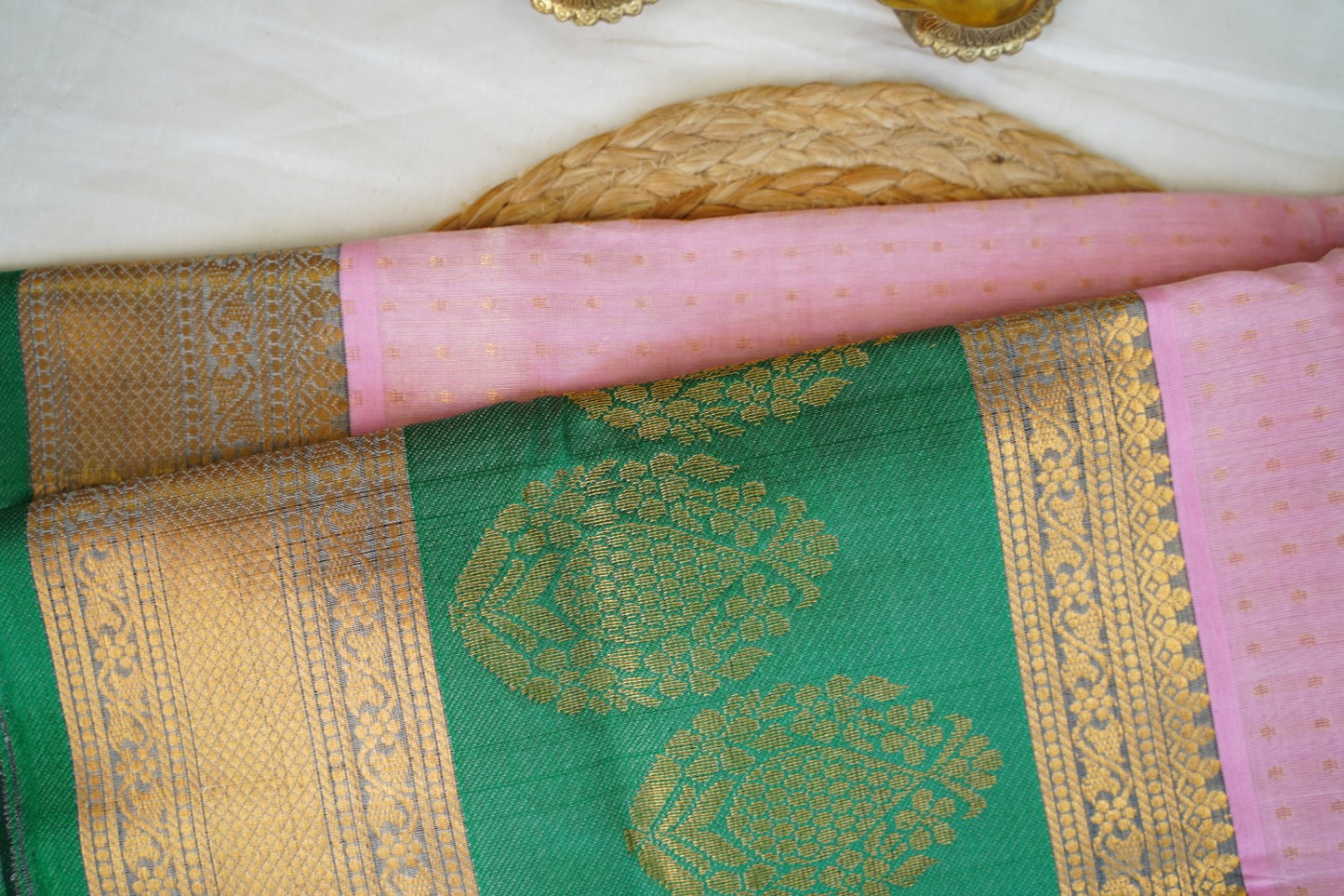 Kanchi Handloom Silk Cotton Saree PC14492