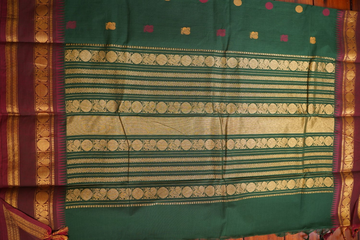 Chettinad handloom Cotton Saree PC16138