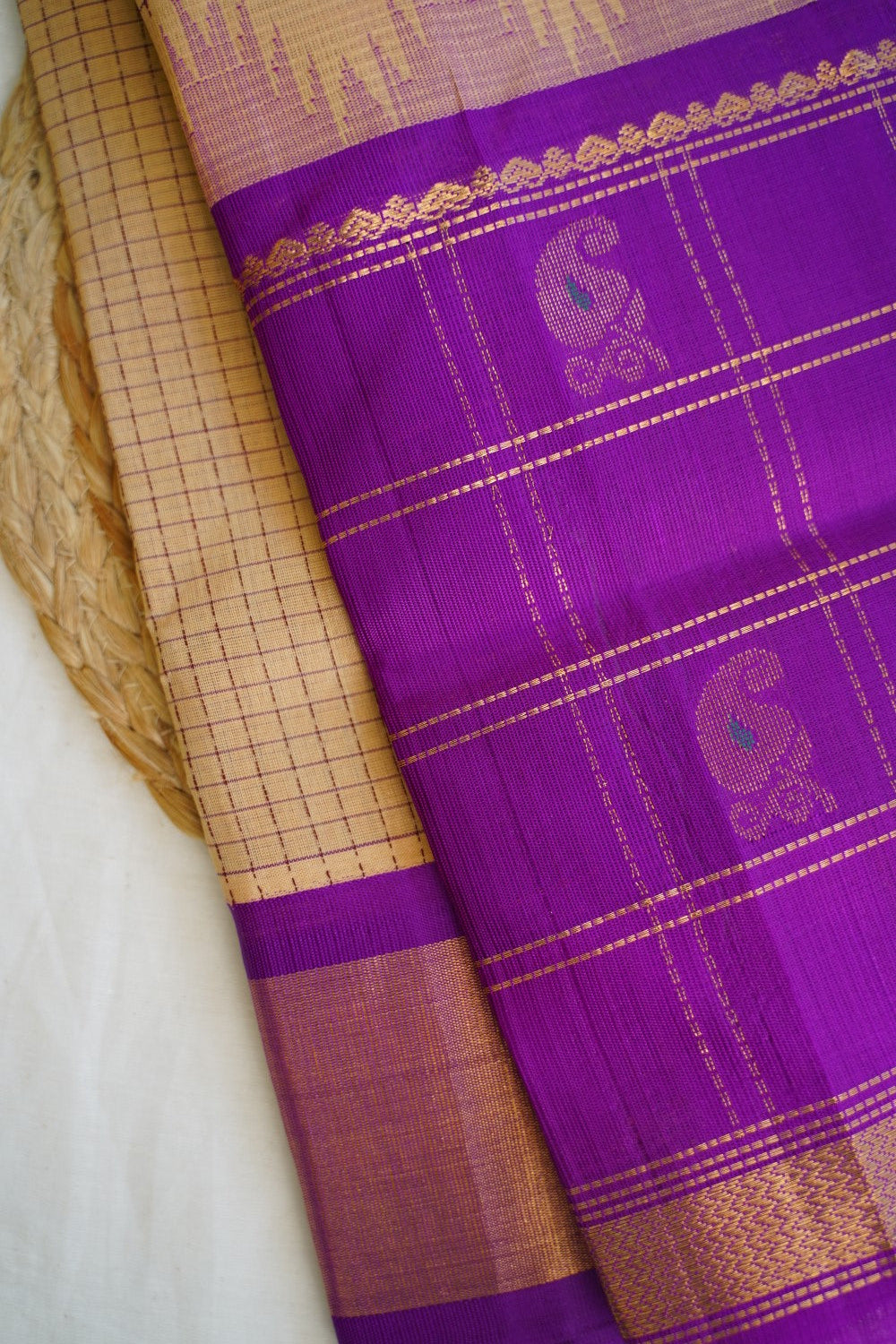 Kanchi Handloom Silk Cotton Saree PC14494
