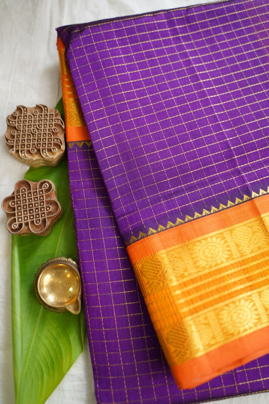 Kanchi Handloom Silk Cotton Saree PC17291