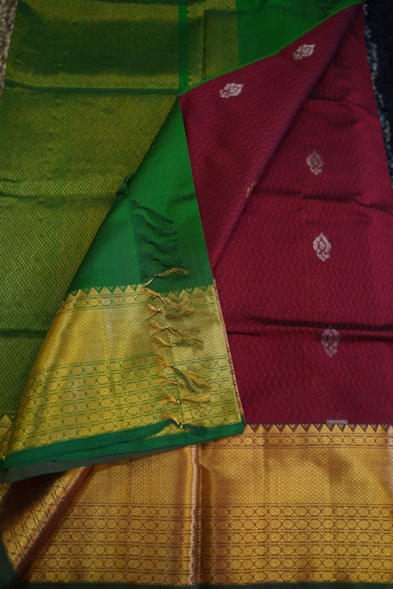 Kanchi Handloom Silk Cotton Saree PC7536