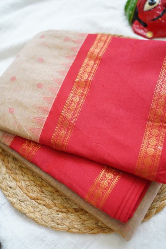 Chettinad handloom Cotton Saree PC18148