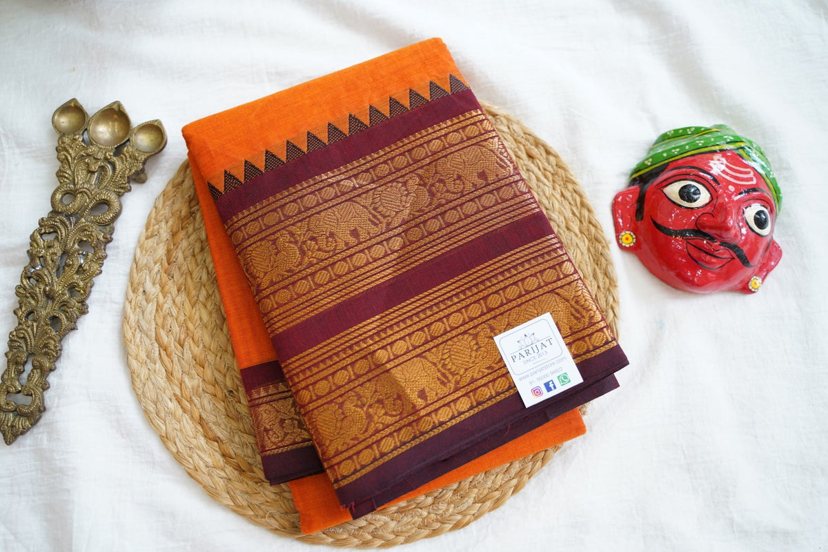 Chettinad handloom Cotton Saree PC18146