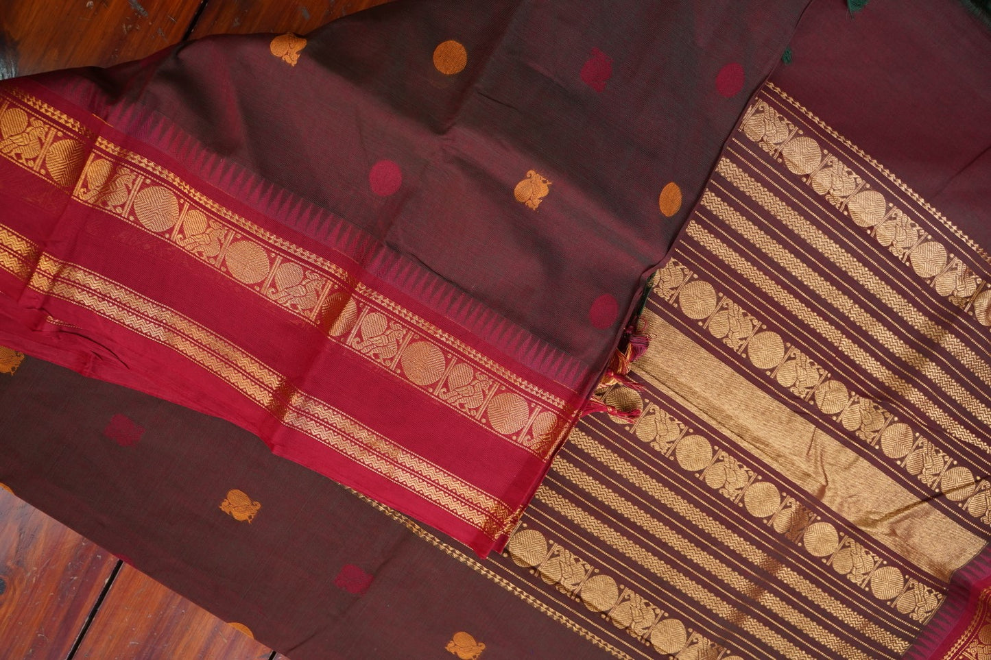 Chettinad handloom Cotton Saree PC16143