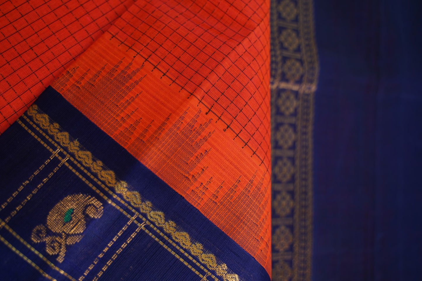 Kanchi Handloom Silk Cotton Saree PC14495