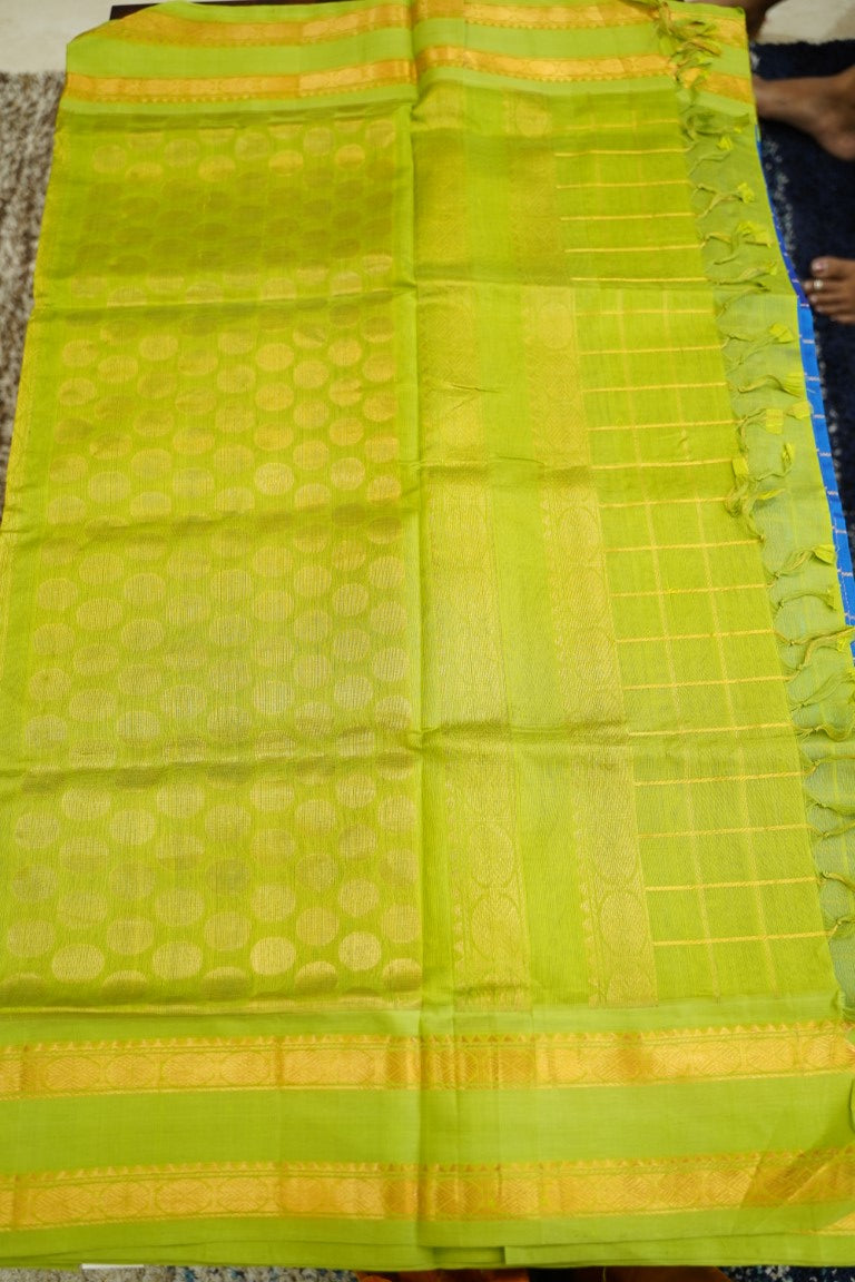 Kanchi Handloom Silk Cotton Saree PC12178