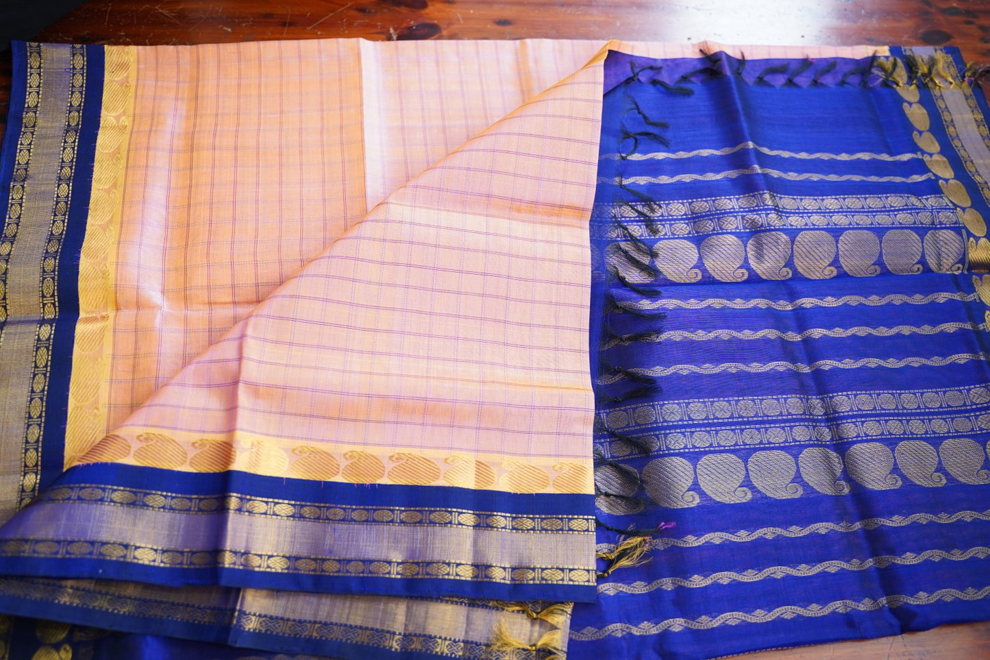 Kanchi Handloom Silk Cotton Saree PC17293