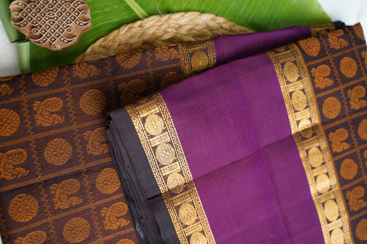 Kanchi Silk Cotton Saree PC18192