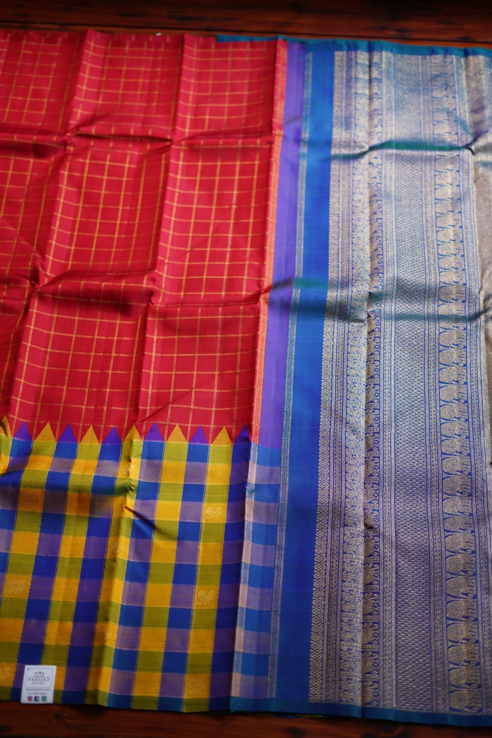 Pure Kanchi Silk Saree PC11915