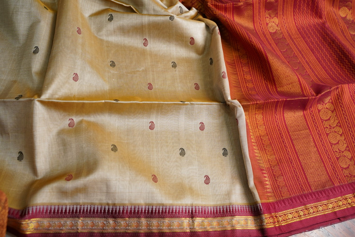Kanchi Silk Cotton Saree PC18173