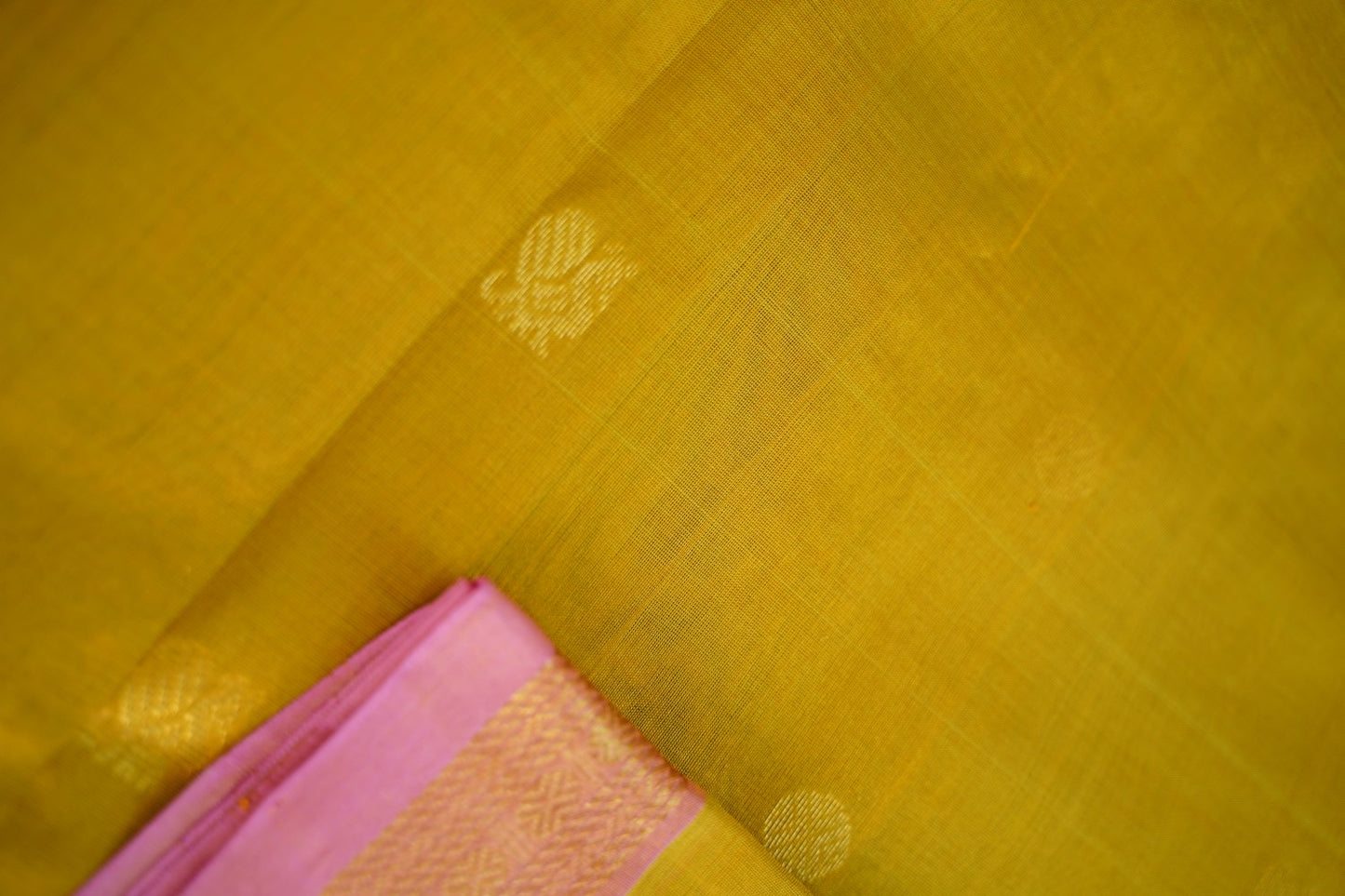 10 Yards Kanchi Handloom Silk Cotton Saree PC14514