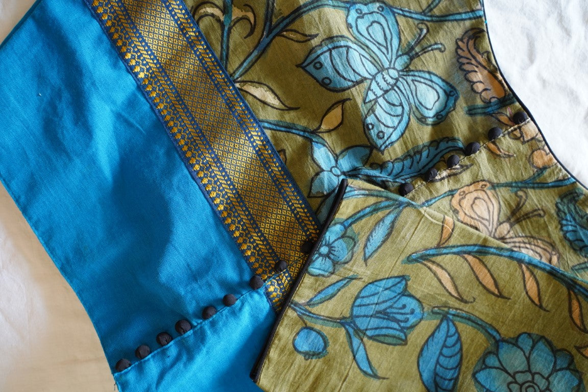 Readymade handloom cotton Blouse RM6608