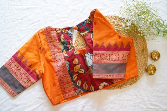 Readymade handloom cotton Blouse RM6603