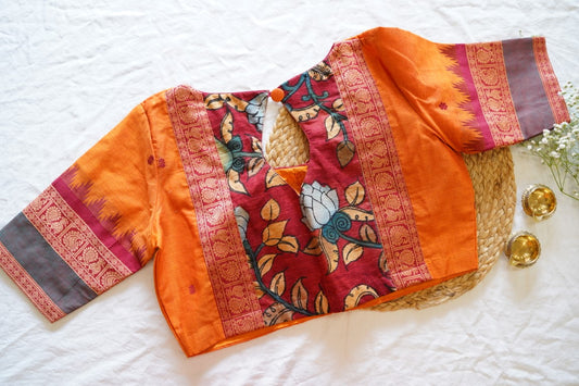 Readymade handloom cotton Blouse RM6603