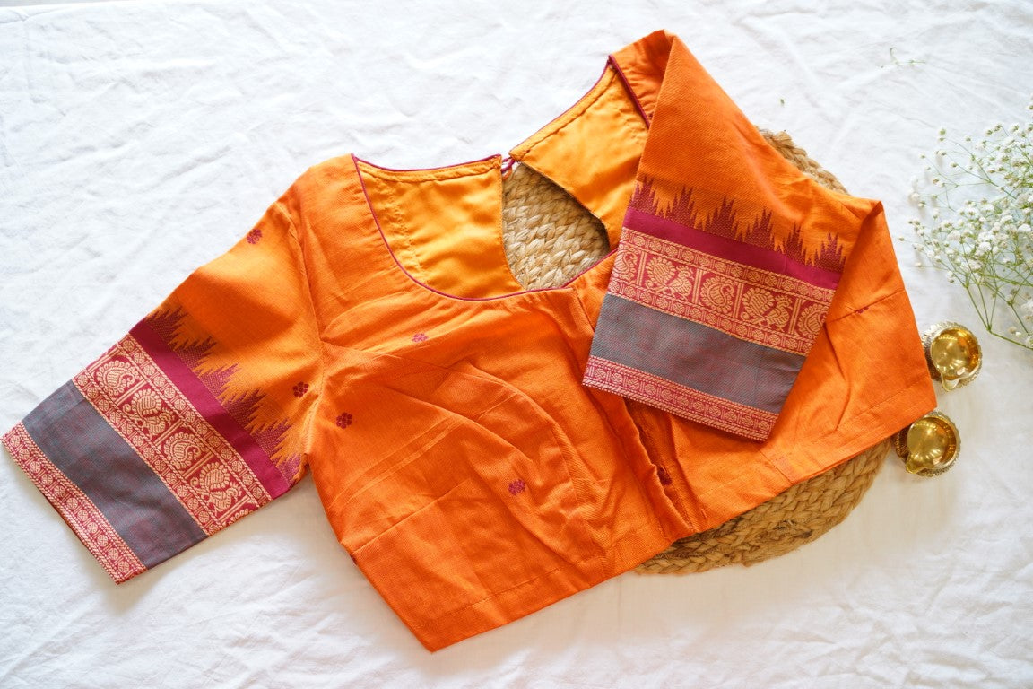 Readymade handloom cotton Blouse RM6601