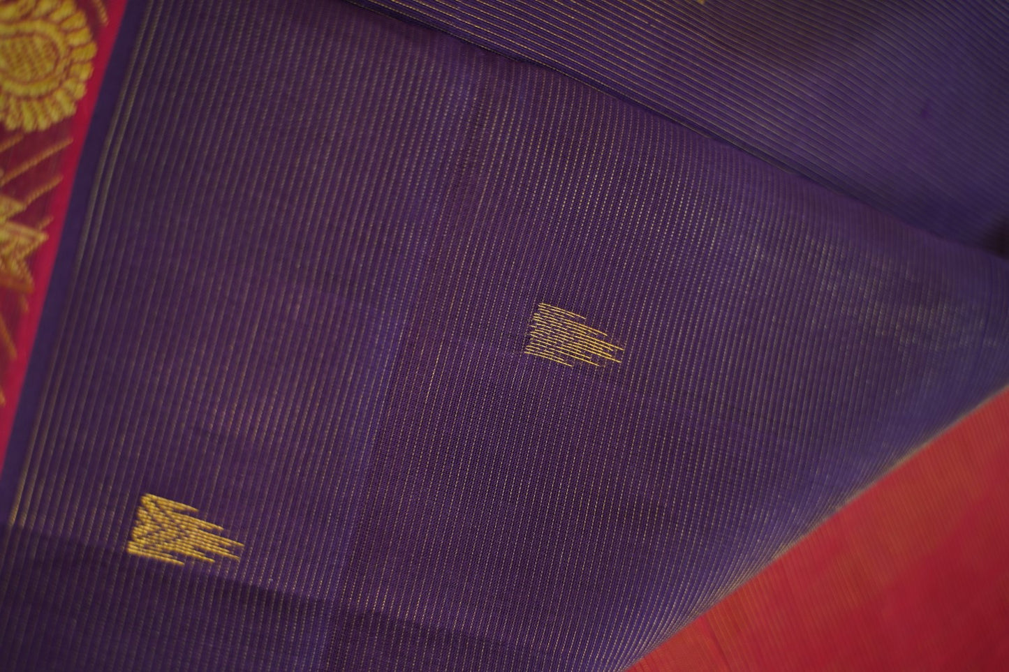 10 Yards Kanchi Handloom Silk Cotton Saree PC14518
