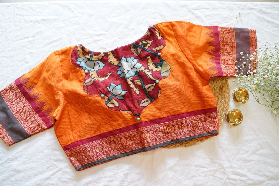 Readymade handloom cotton Blouse RM6607