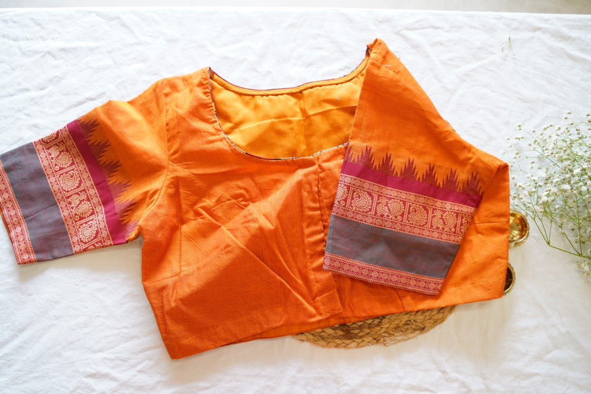 Readymade handloom cotton Blouse RM6607