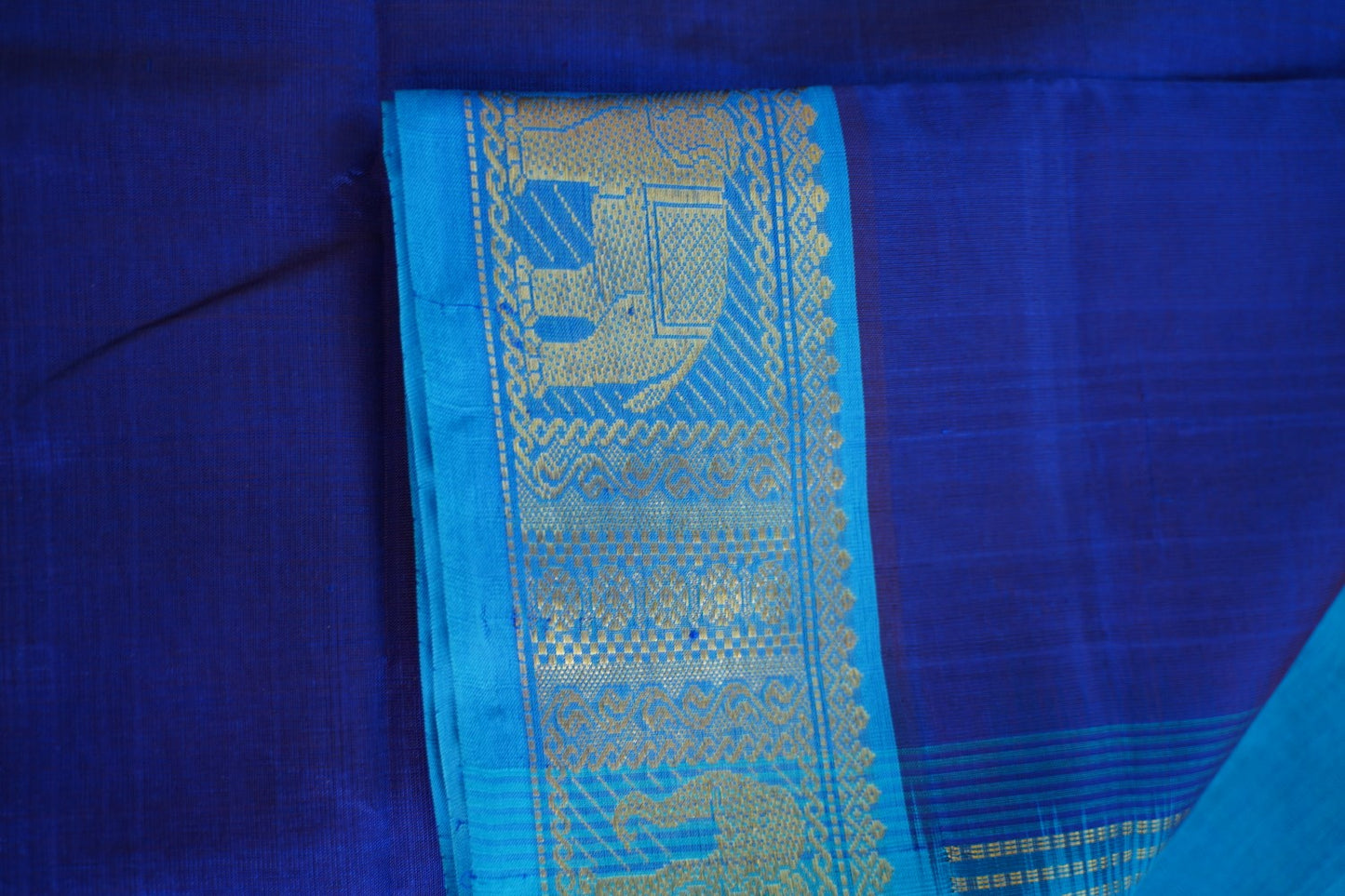 10 Yards Kanchi Handloom Silk Cotton Saree PC14513