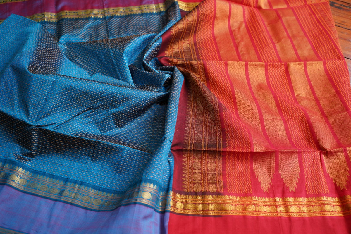 Kanchi Silk Cotton Saree PC18168