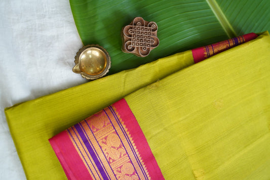 Kanchi Handloom Silk Cotton Saree PC17346