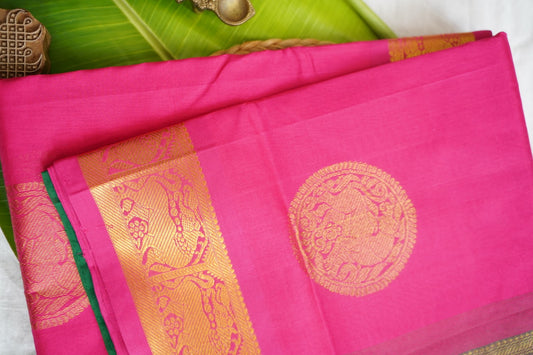 Kanchi Silk Cotton Saree PC18220