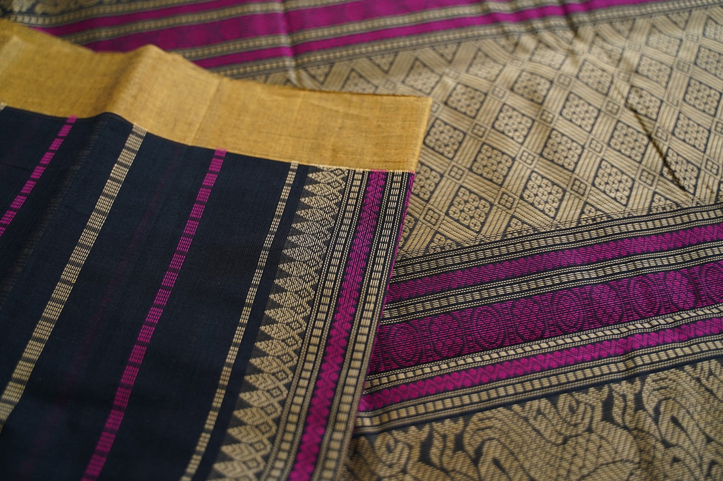 Kanchi handloom Cotton Saree PC17300