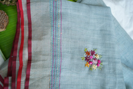 Linen Cotton Saree PC18203