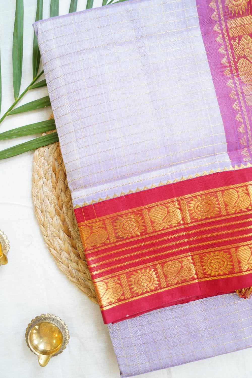Kanchi Handloom Silk Cotton Saree PC14556