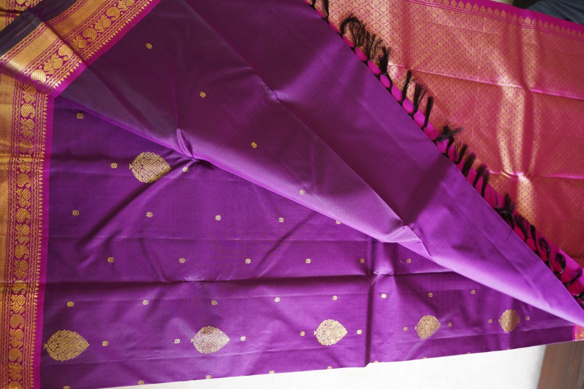 Pure Kanchi Silk Saree PC13814
