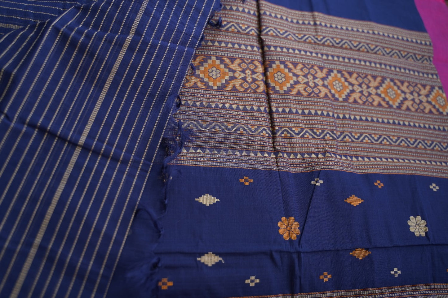 Kanchi handloom Cotton Saree PC17306