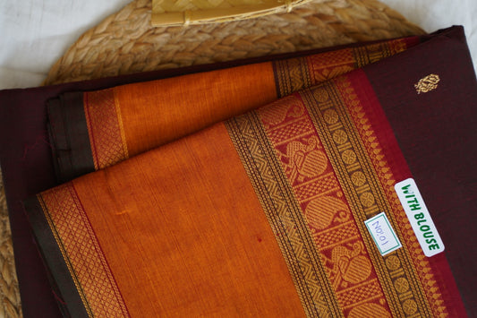 Chettinad handloom Cotton Saree PC16207