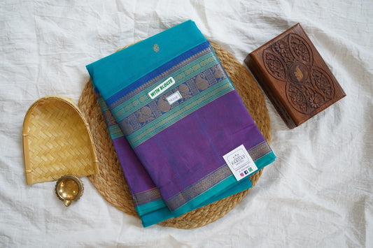 Chettinad handloom Cotton Saree PC16258