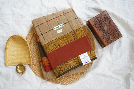 Chettinad handloom Cotton Saree PC16208