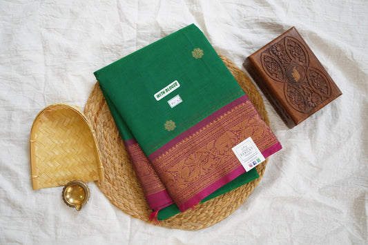 Chettinad handloom Cotton Saree PC16248