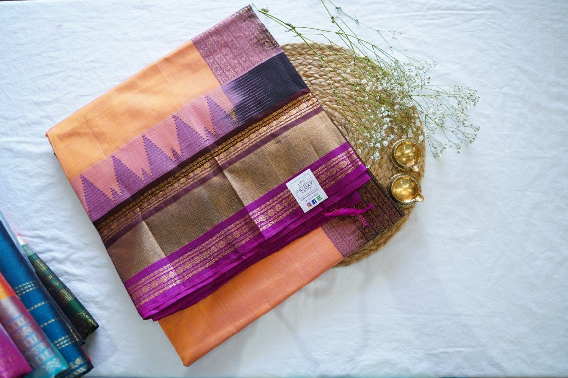 Kanchi Handloom Silk Cotton Saree PC13859