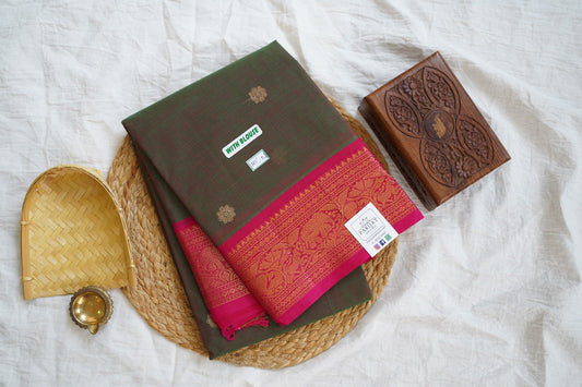 Chettinad handloom Cotton Saree PC16215