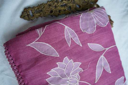 Linen Cotton Saree PC18256