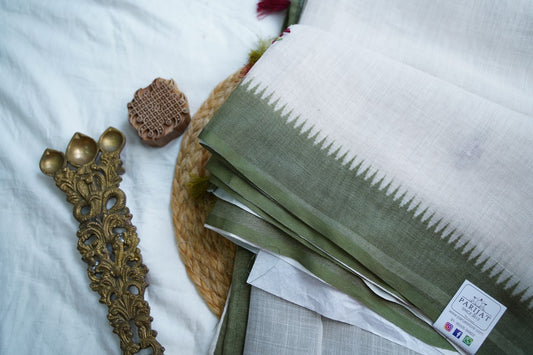 Linen Cotton Saree PC18254
