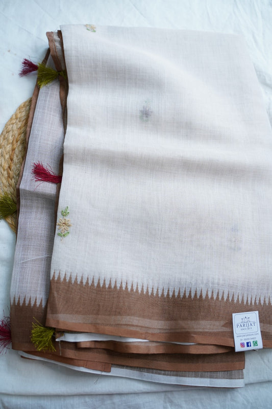 Linen Cotton Saree PC18255