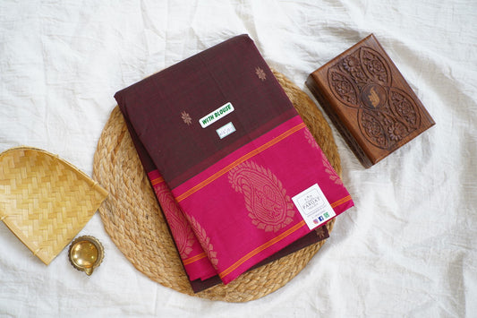 Chettinad handloom Cotton Saree PC16221