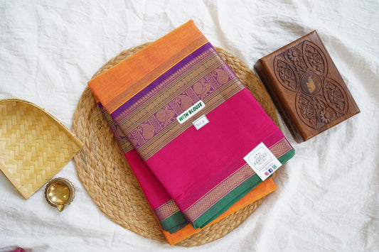 Chettinad handloom Cotton Saree PC16228