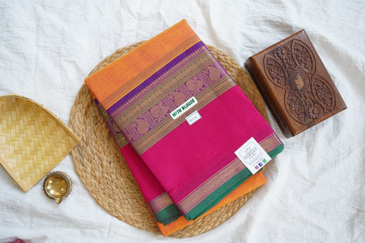 Chettinad handloom Cotton Saree PC16228