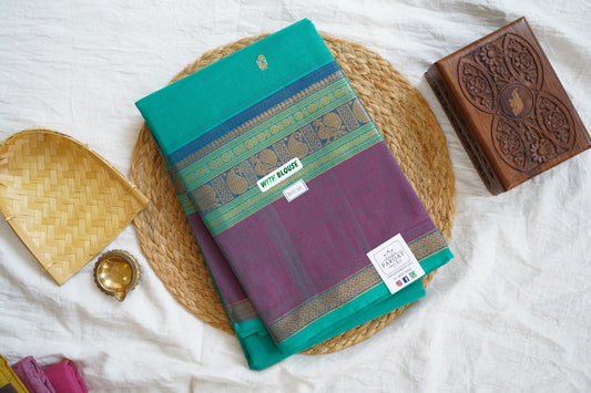 Chettinad handloom Cotton Saree PC16227