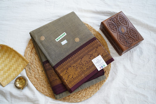 Chettinad handloom Cotton Saree PC16245