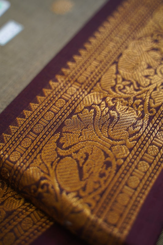 Chettinad handloom Cotton Saree PC16245